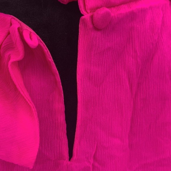 J. Crew top Tank size Small silk blouse Ruffle Collar - Picture 6 of 8